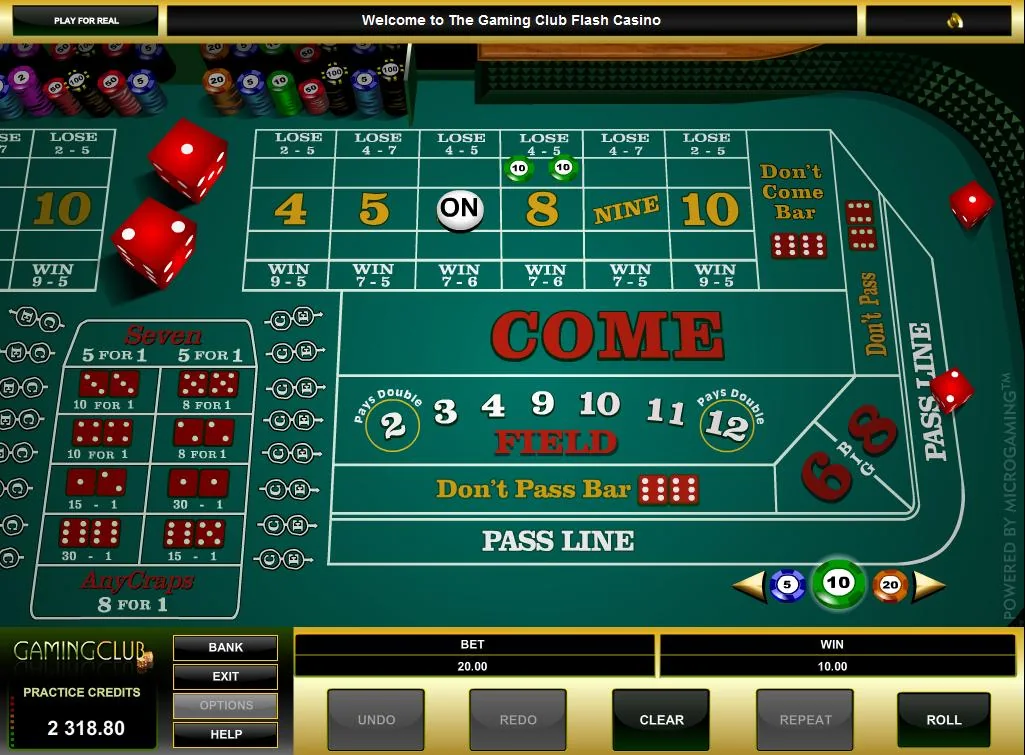 Craps na HugeWin