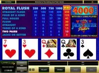 Jacks or Better — video poker na HugeWin